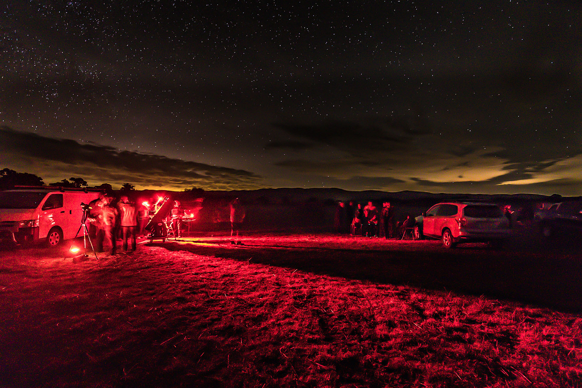Stargazing in the Mid Murray region near Mannum.