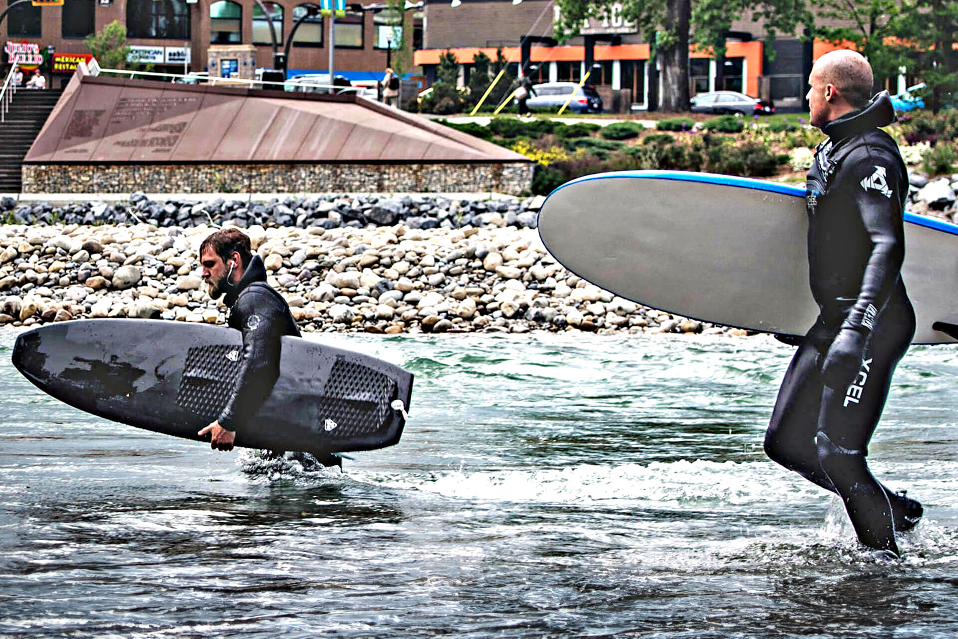 Who said there's no surf in the city?