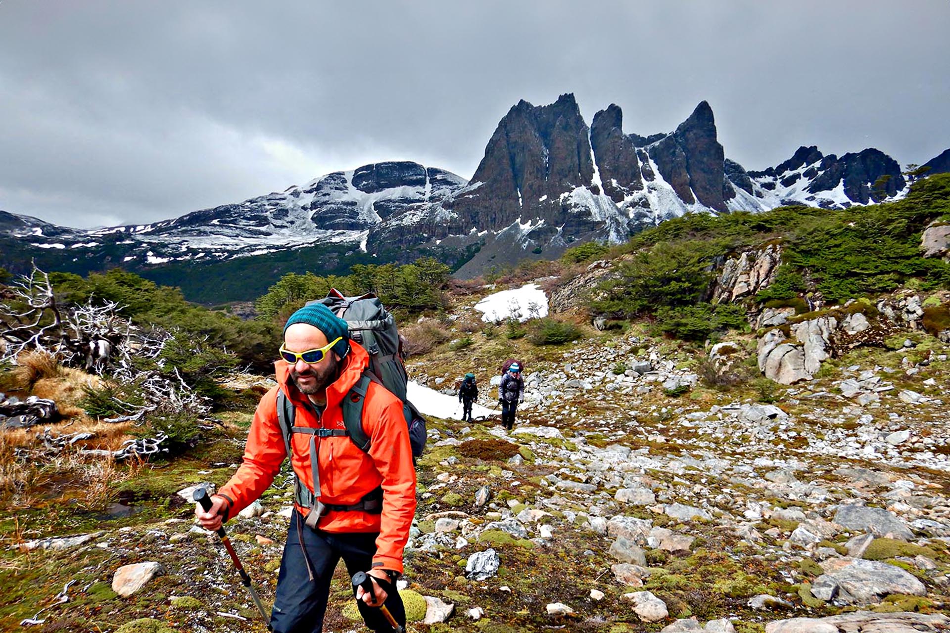 Guide Gonzalo leads the way.