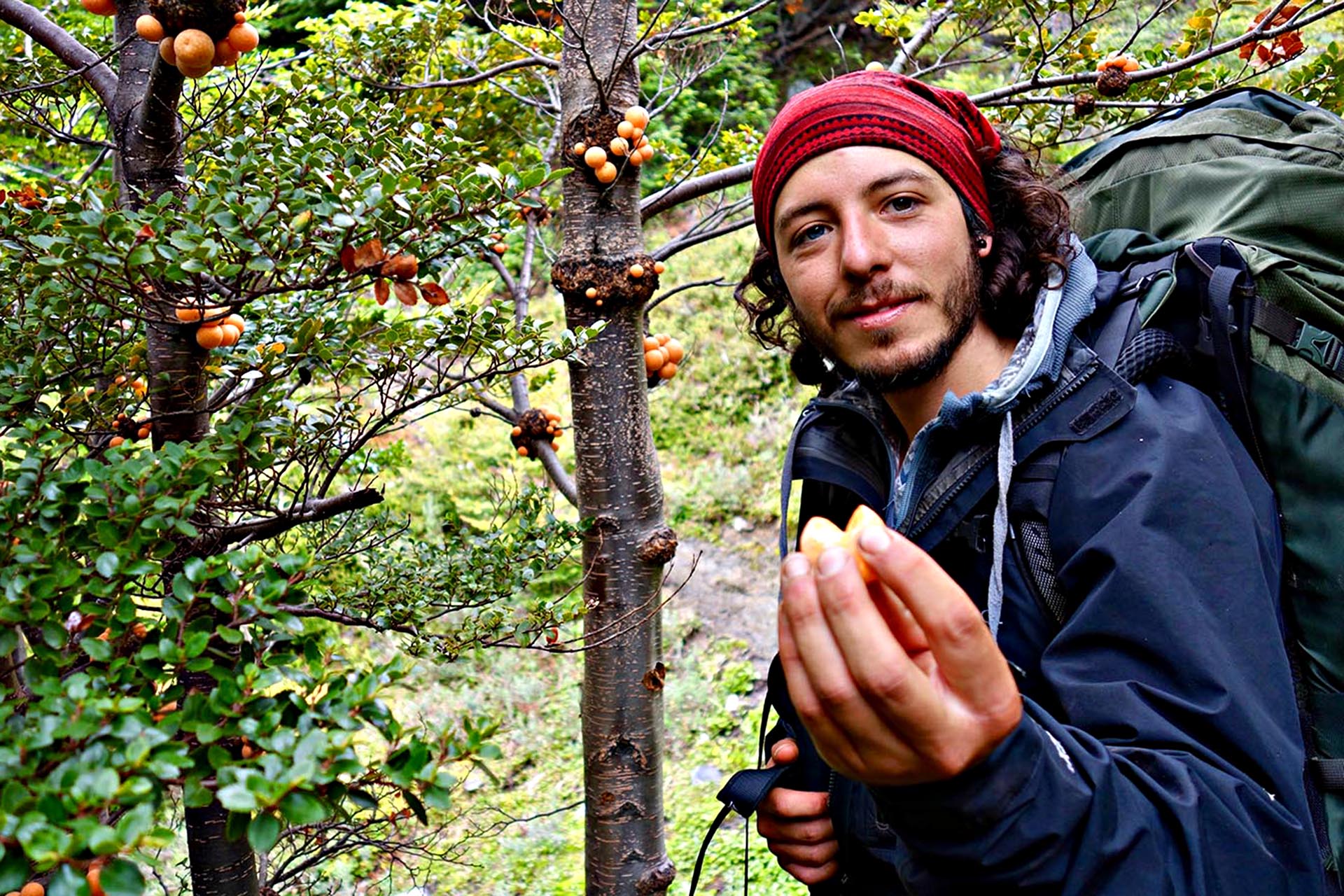 Matias with diguene fruit.