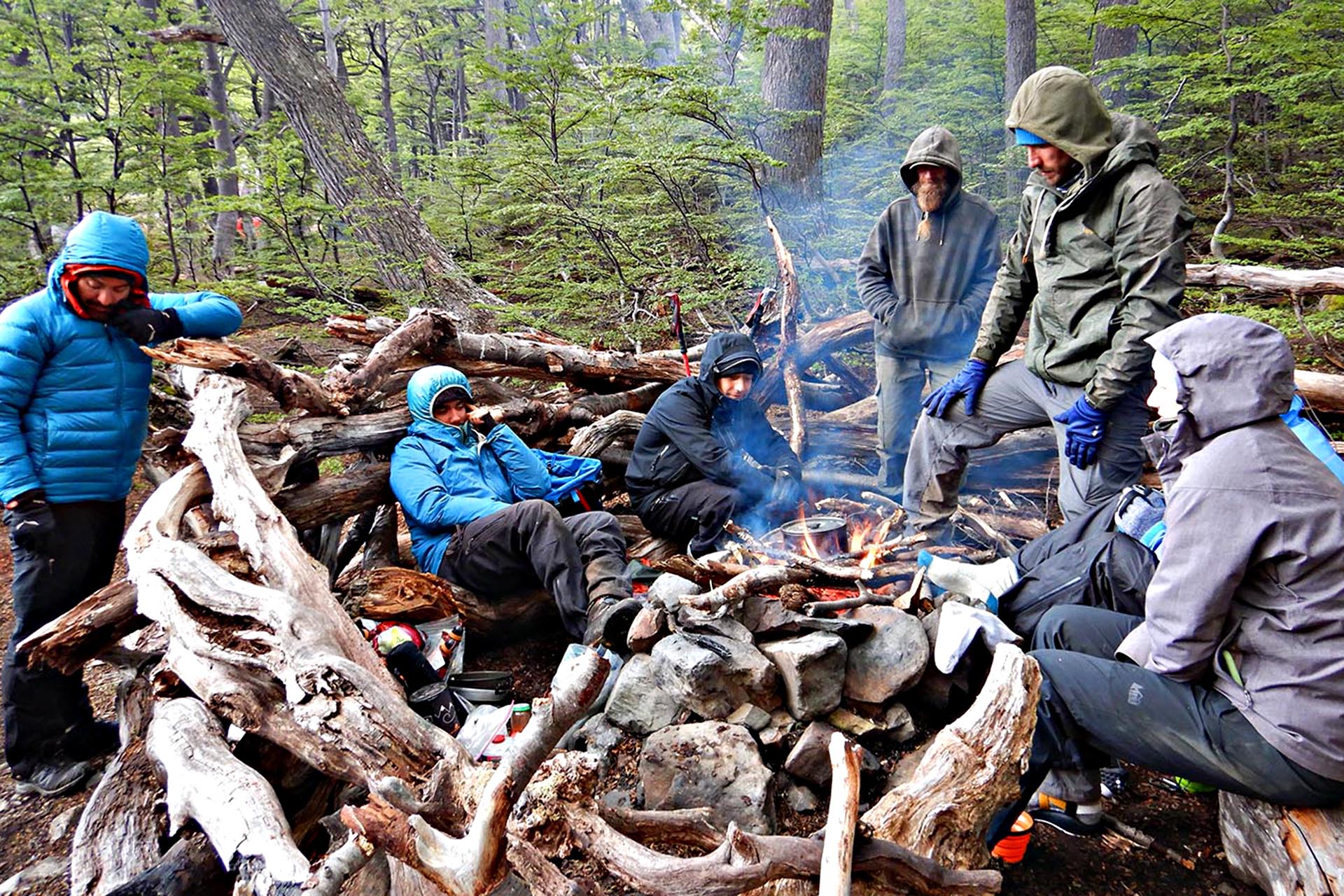 A frigid camp on our last night.