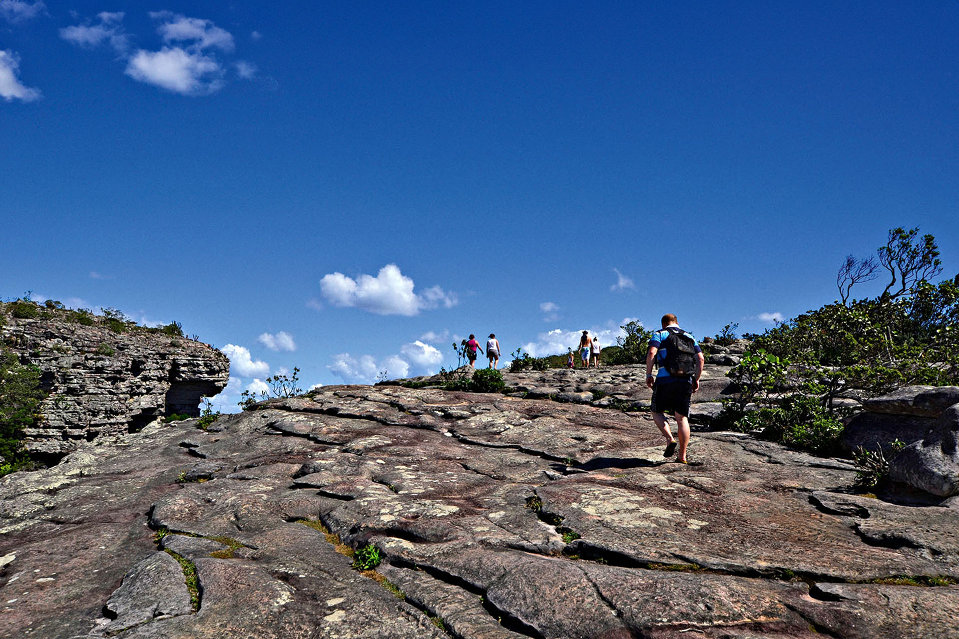 The short but strenuous climb to the top of Pai Inácio.