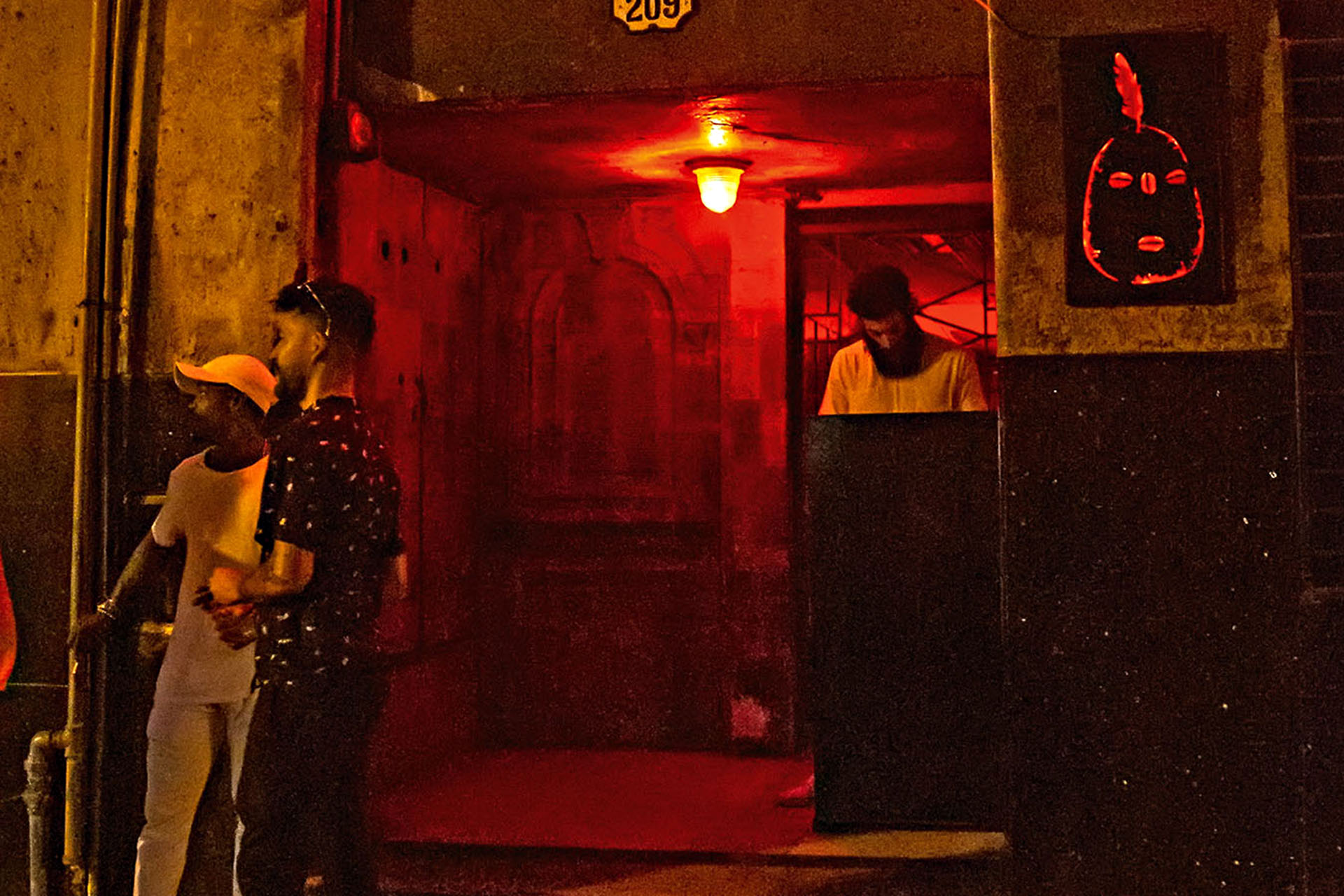 The entry to the Conga Room.