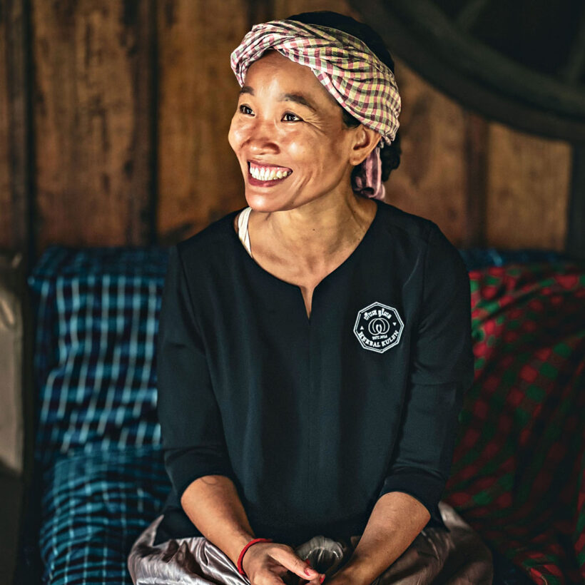 Cambodian Herbal Kulen Gin producer Unn “Pari” Sophary in Siem Reap.