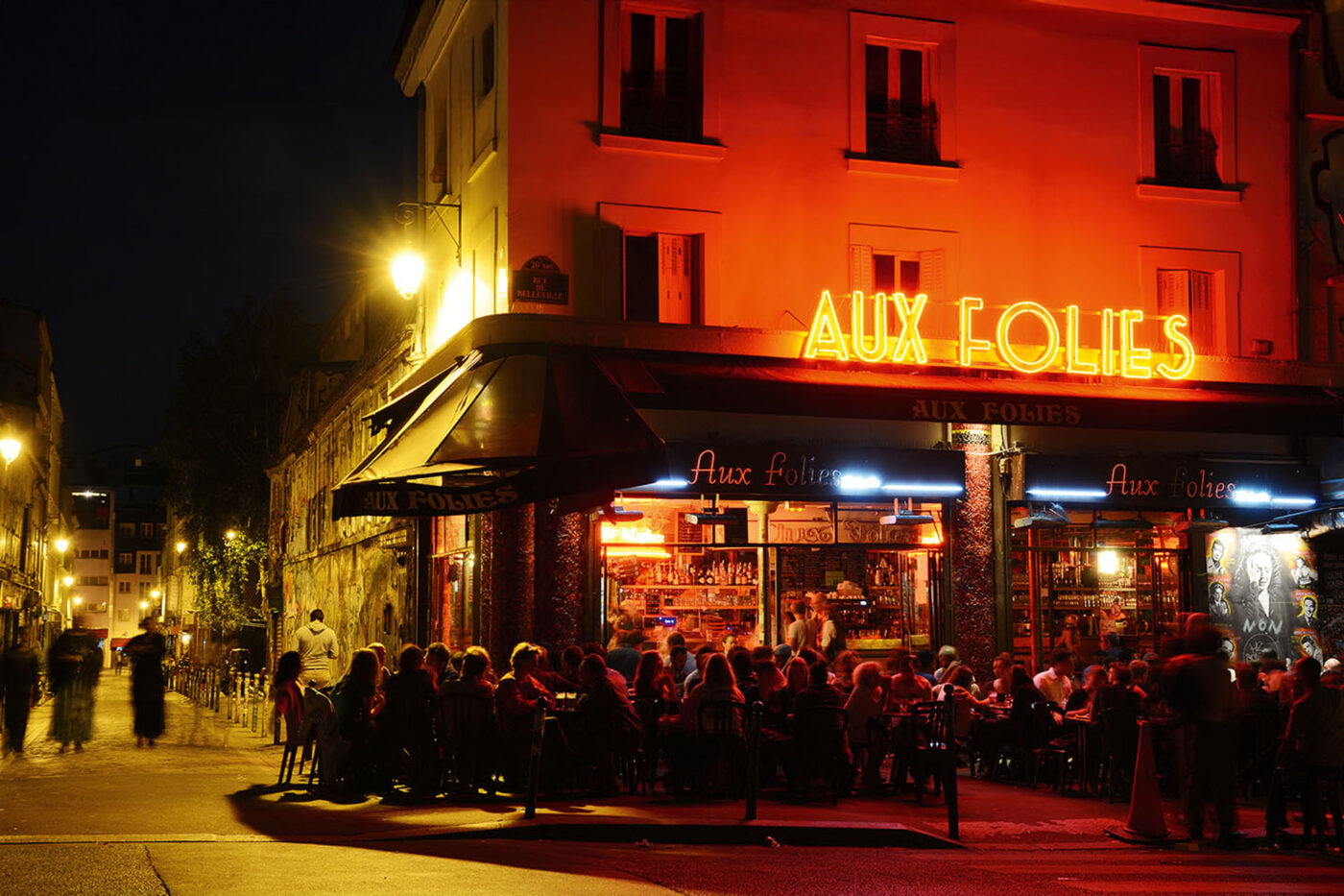 Aux Folies is the place to be on a balmy night in Belleville.