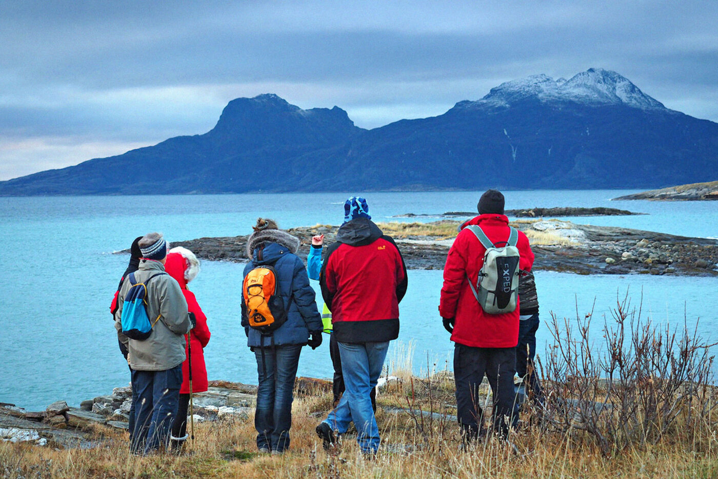 Enjoying the Bodø coastal walk.