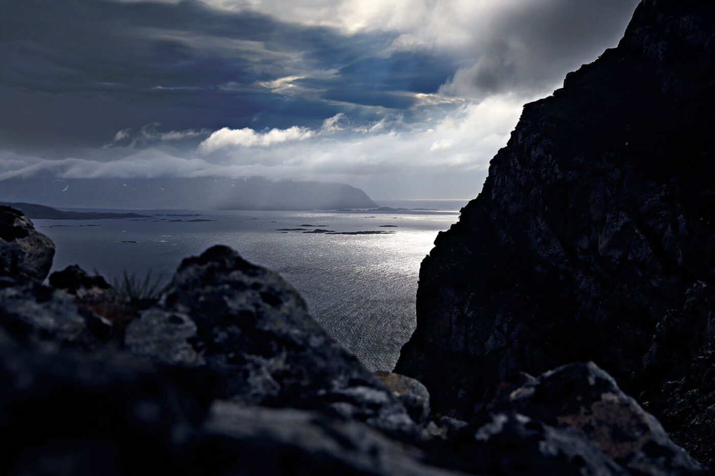 The way the landscape changes during stormy weather adds to the experience.