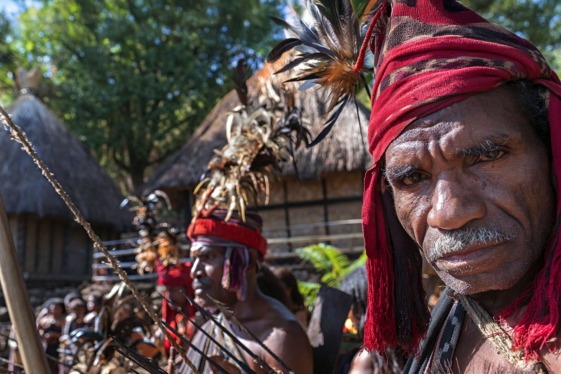 The revered village chief, Abner Yetimau, is the leader and decision maker of the Abui tribe on Alor Island.