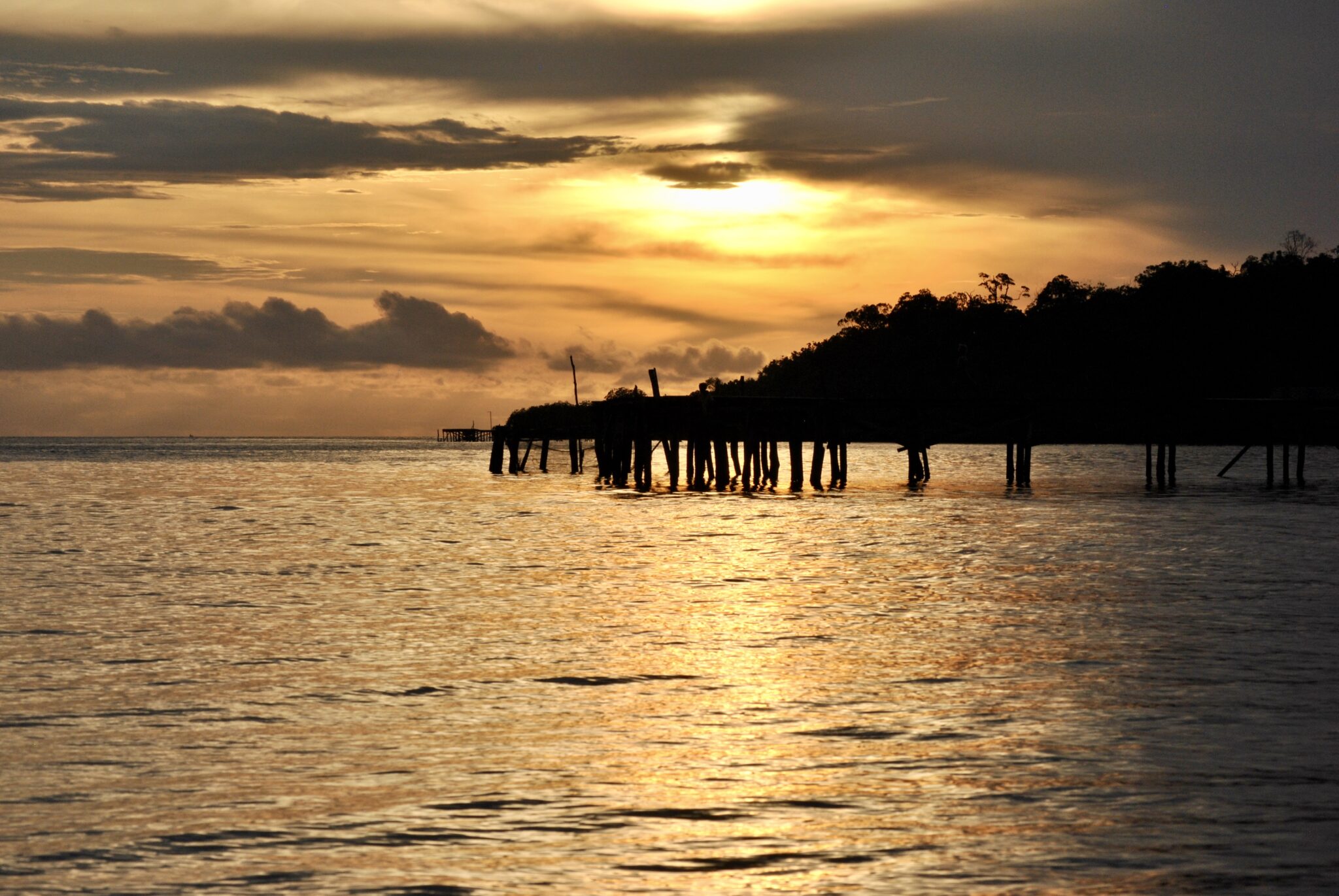 A gorgeous sunset at Waigeo Island.