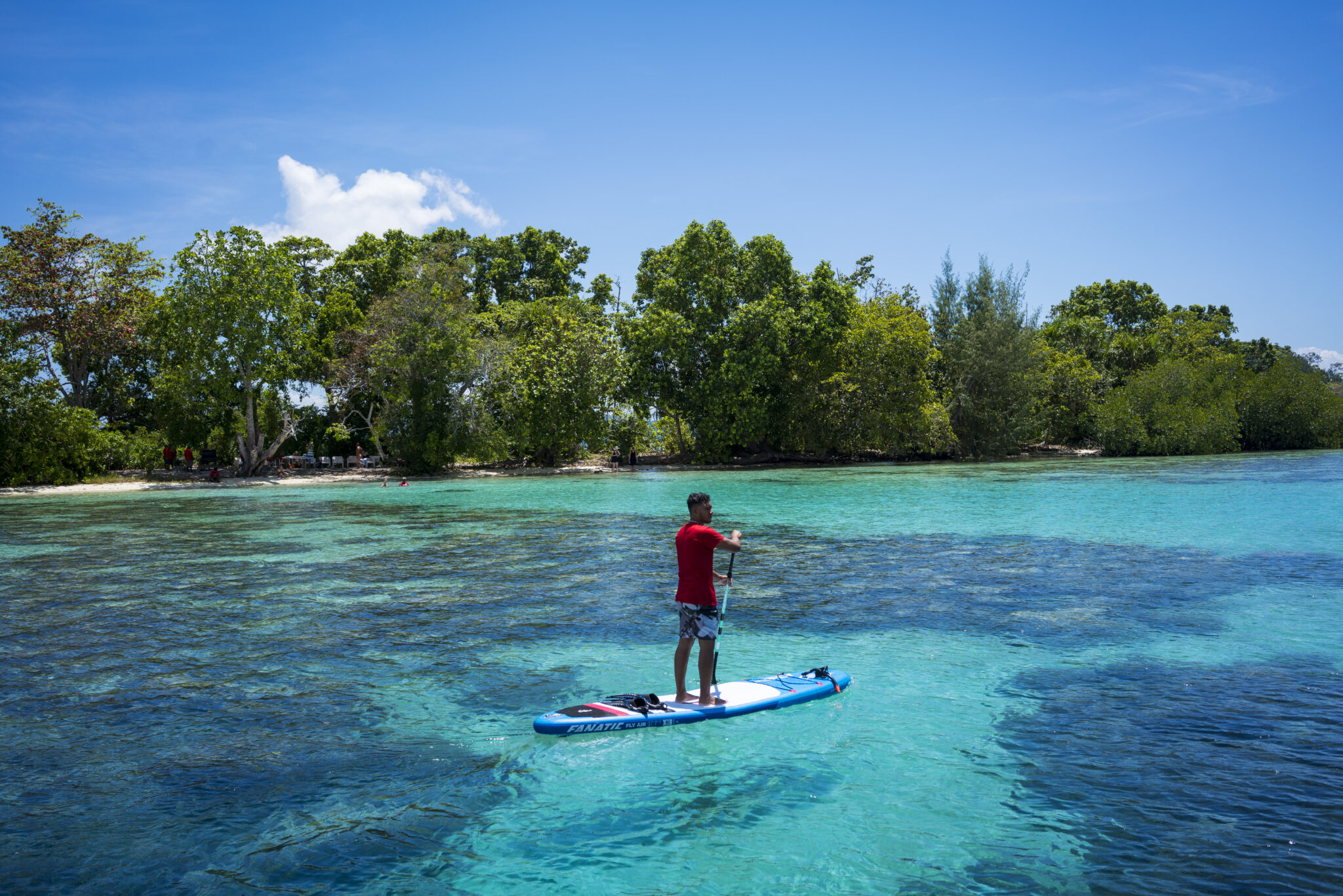 The art of the stand-up paddleboard.