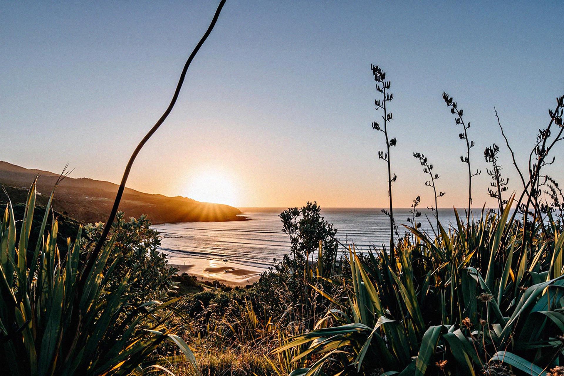 Sunset views.