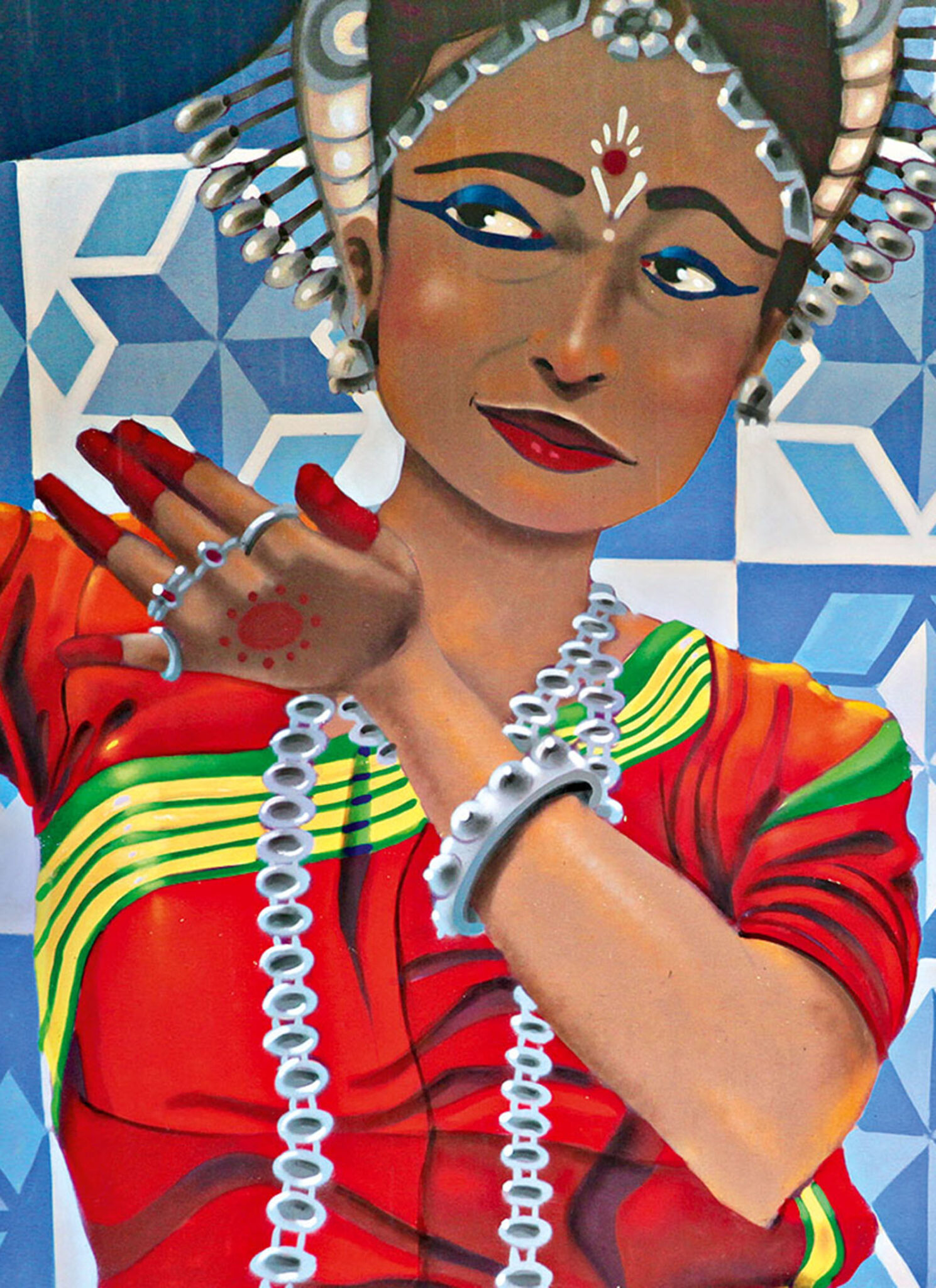 Find Jaba’s Kathaka (Indian Dancers) off Upper Dickson Road in Little India.