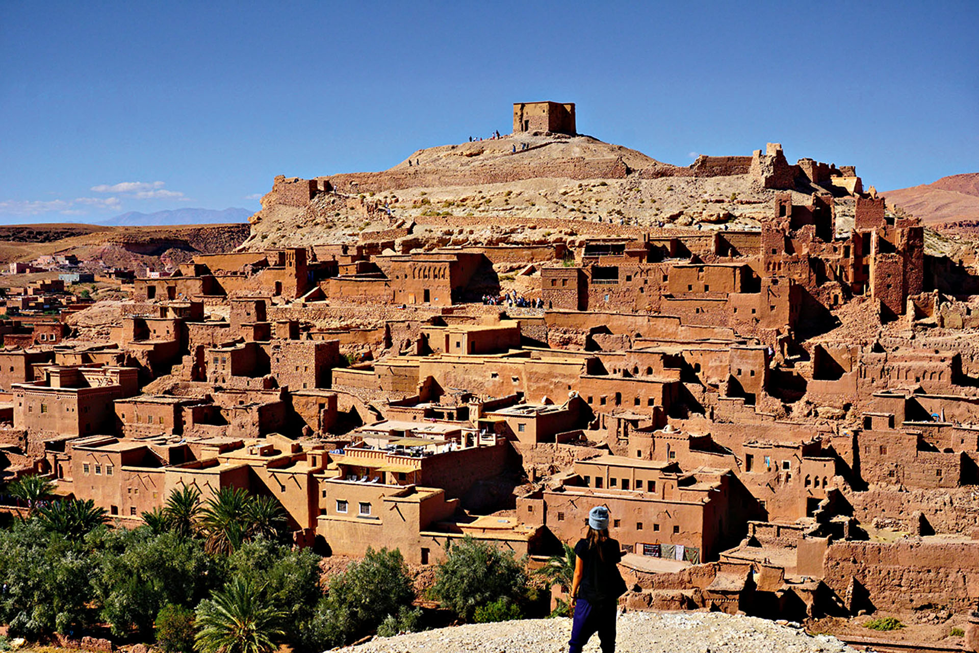 A giant city made of sandstone.