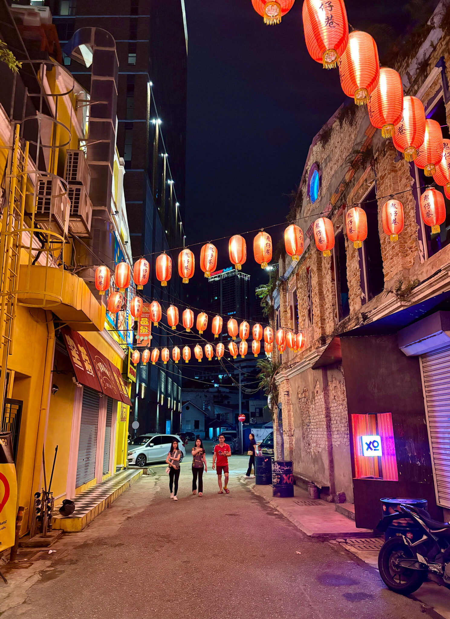 Lanterns always add a little atmosphere.