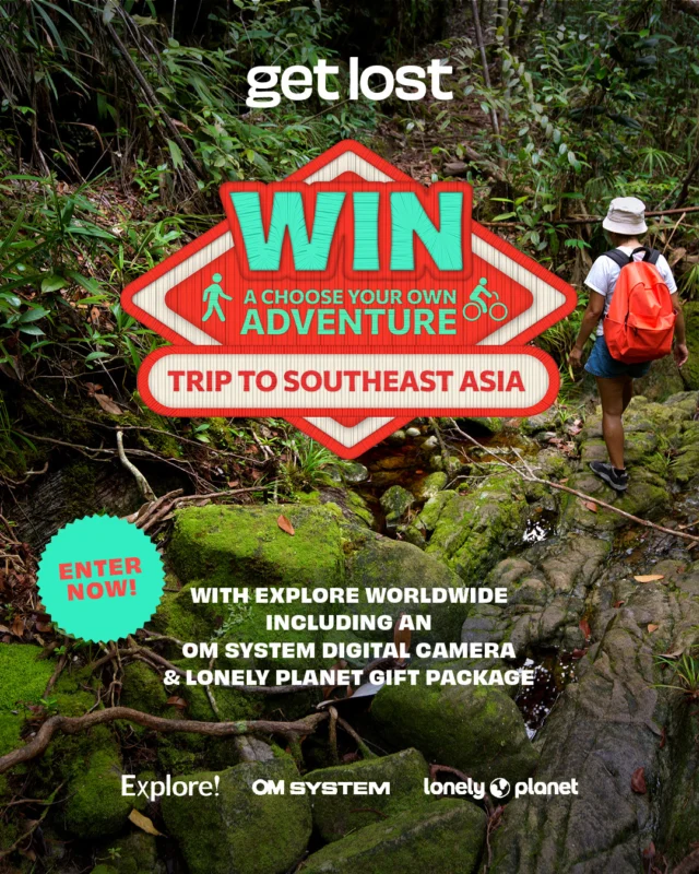 Our ‘choose your own adventure’ comp is back, and this time the decision is even harder 🤭⁠
⁠
Thanks to Explore Worldwide, one lucky get lost reader will win the trip of a lifetime, choosing between three unforgettable small-group adventures through Bali and Lombok, Vietnam or Borneo!!!⁠
⁠
Three wildly different journeys, one incredible prize, and no wrong answer 💥⁠
⁠
Enter now at the link in our bio 🔗