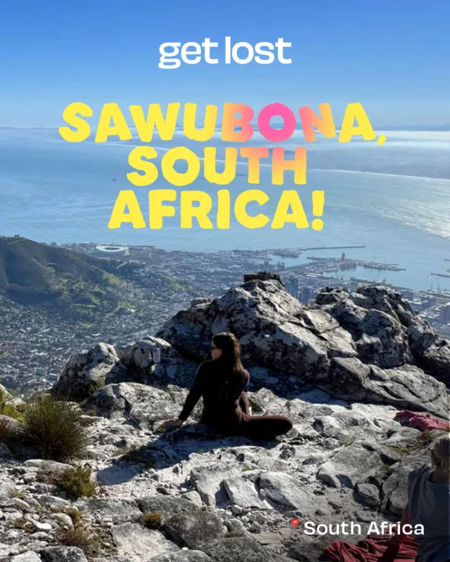 Sawubona. It means more than hello. It means “I see you.” And South Africa, we see you 👋🏼🇿🇦⁠
⁠
We see the elephants holding up traffic, lions making safari vehicles feel very small, traditional rasul treatments, yoga above Cape Town and a coastal road that makes pulling over every five minutes absolutely necessary.⁠
⁠
Safe to say, South Africa has our attention 👀⁠
⁠
Read the full adventure in Issue 25 of get lost at the link in bio 🔗